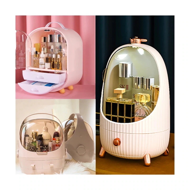 コスメ 化粧ポーチ メイクボックス コスメ収納 プロ用 持ち運び便利 3層化粧箱 化粧ボックス 收納