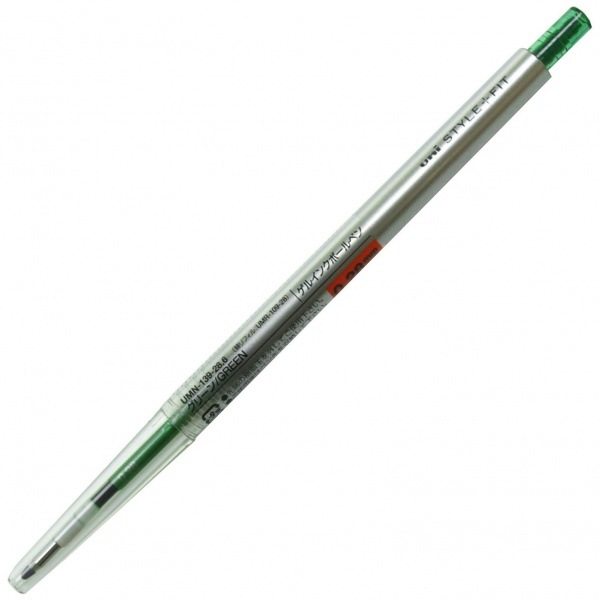 から厳選した スタイルフィット(STYLE-FIT) ゲルインクボールペン 0.28mm【グリーン】 UMN-13 筆記具