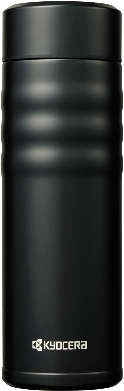 京セラ 水筒 セラミック コーヒー ボトル マグボトル 500ml スクリュー栓 内面セラミック加工 真空断熱構造 保温 保冷 CERAMUG セラマグ ブラック 黒 MB-17SBK-AZ 【Ama