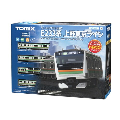 トミックス【TOMIX】ベーシックセットSD E233系上野東京ライン 鉄道模型 Nゲージ H-4543736901877【90187】