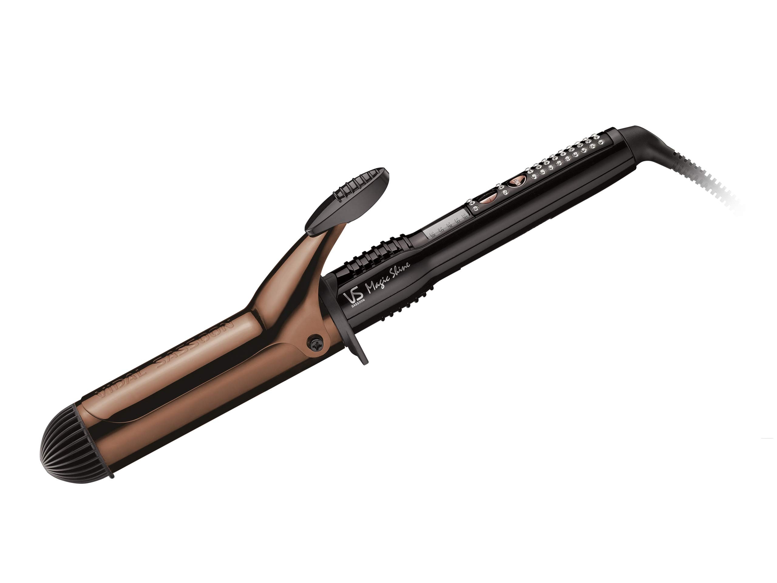 ヴィダル サスーン カール ヘアアイロン 38mm マジックシャイン 海外対応 5段階温度調節 パイプカバー付き ブラック VSI-3832/KJ