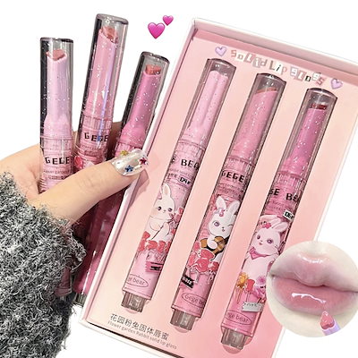 Qoo10] Gege bear お得! 【人気リップセット】 リップ3点