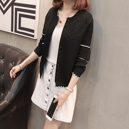 カーディガン トップス カーディガン 袖あり l ラウンドネック 前開き 透け感 かわいい 大人可愛い きれいめ シンプル カジュアル おしゃれ お洒落 大人可愛い 大人女子 こなれ感 ラフ ラブ