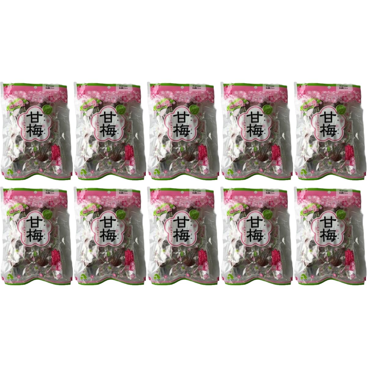 赤城フーズ カリカリ甘梅 100g×10袋