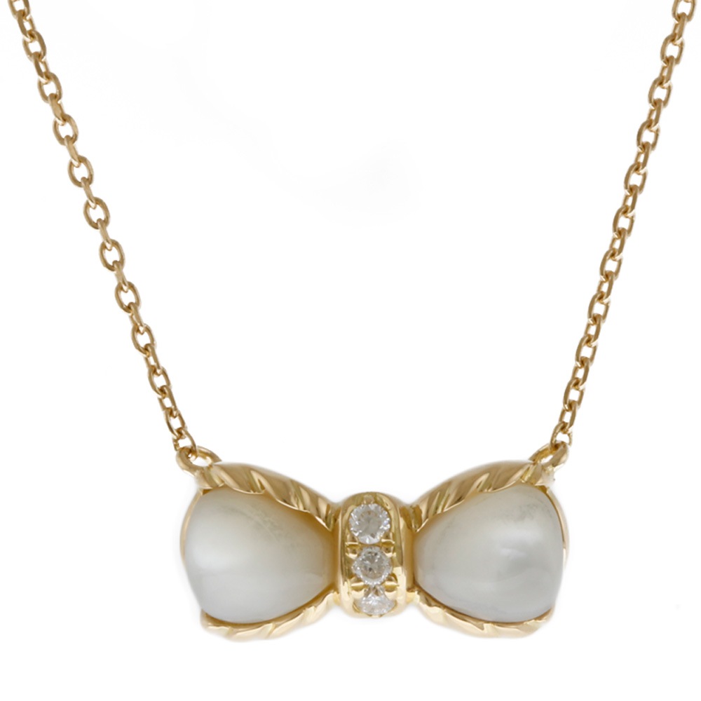 ニナリッチ NINA RICCI ネックレス 18金 ダイヤモンド レディース 中古