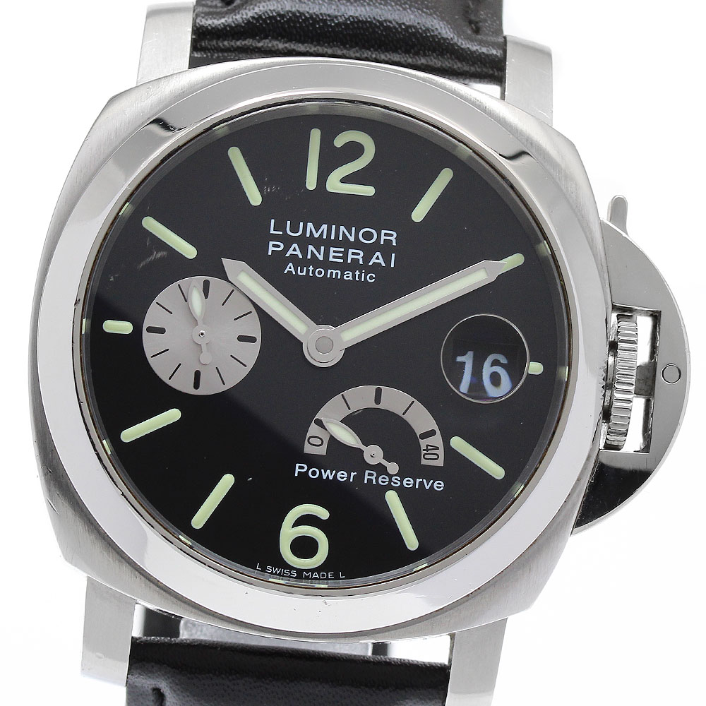 パネライ PANERAI PAM00125 ルミノール デイト パワーリザーブ 自動巻き メンズ 箱・保証書付き_890821【中古】 289,575円