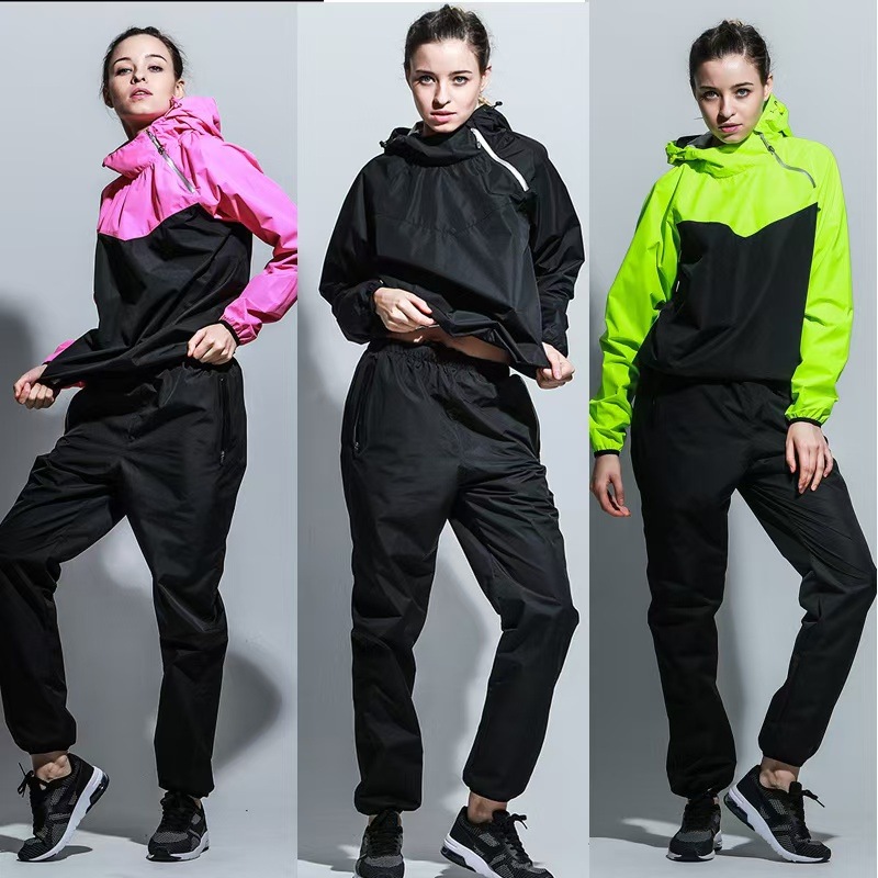 【高.品.質】【高级感素材】6倍発汗 サウナスーツ スポーツウェア レディース メンズ 2点セット 上下セット ダイエット トダイエットウェア暴汗ウェアスーツ脂肪燃焼汗排出ヨガウェアウェアウェアランニ