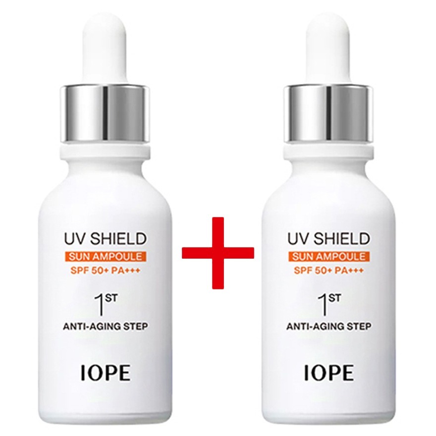 [1+1]UVシールド サン アンプル SPF 50+/PA+++ 40ml+40ml