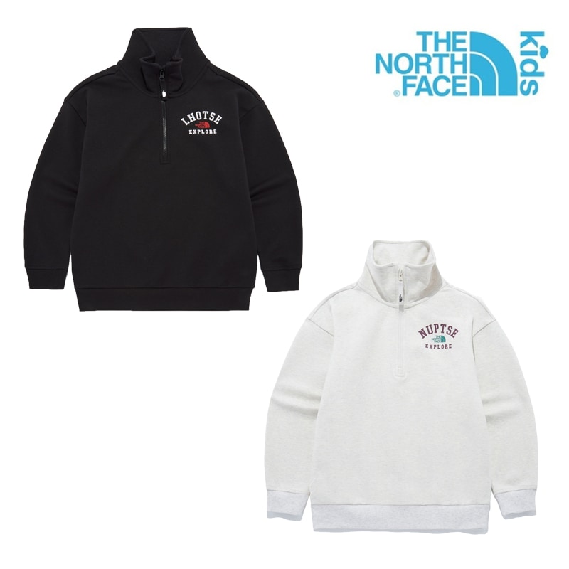 KS HI MOUNTAIN ZIP UP SWEATSHIRTS NM5MQ56 キッズ 男の子 女の子 ハーフジップアップ ファスナー ジッパー ハイネック スタンドネック フードなし パーカー