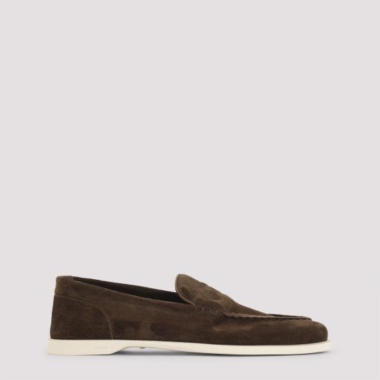 JOHN LOBB Men Laced up Shoes B0222FL 2Y DARK BROWN