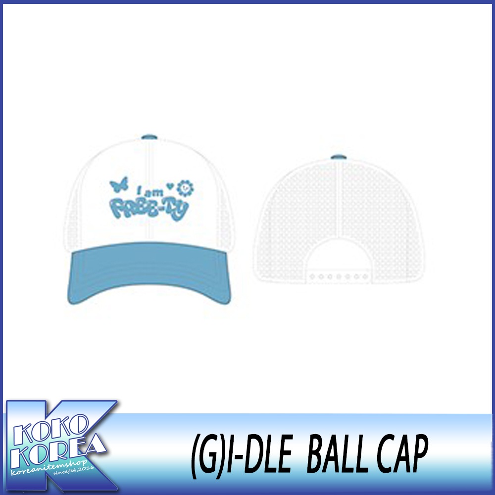 (G)I-DLE ボールキャップ [I am FREE-TY] 公式グッズ
