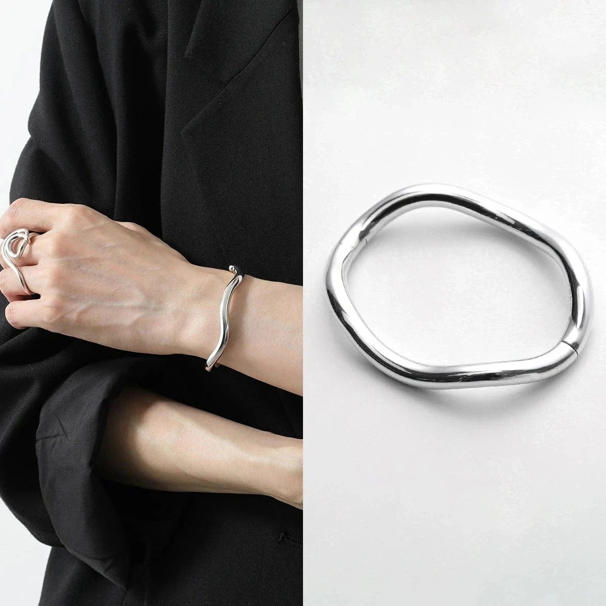 Charlotte Chesnais シャルロットシェネ ブレスレット Bracelet Wave 22BR007AR レディース バングル アクセサリー AR】