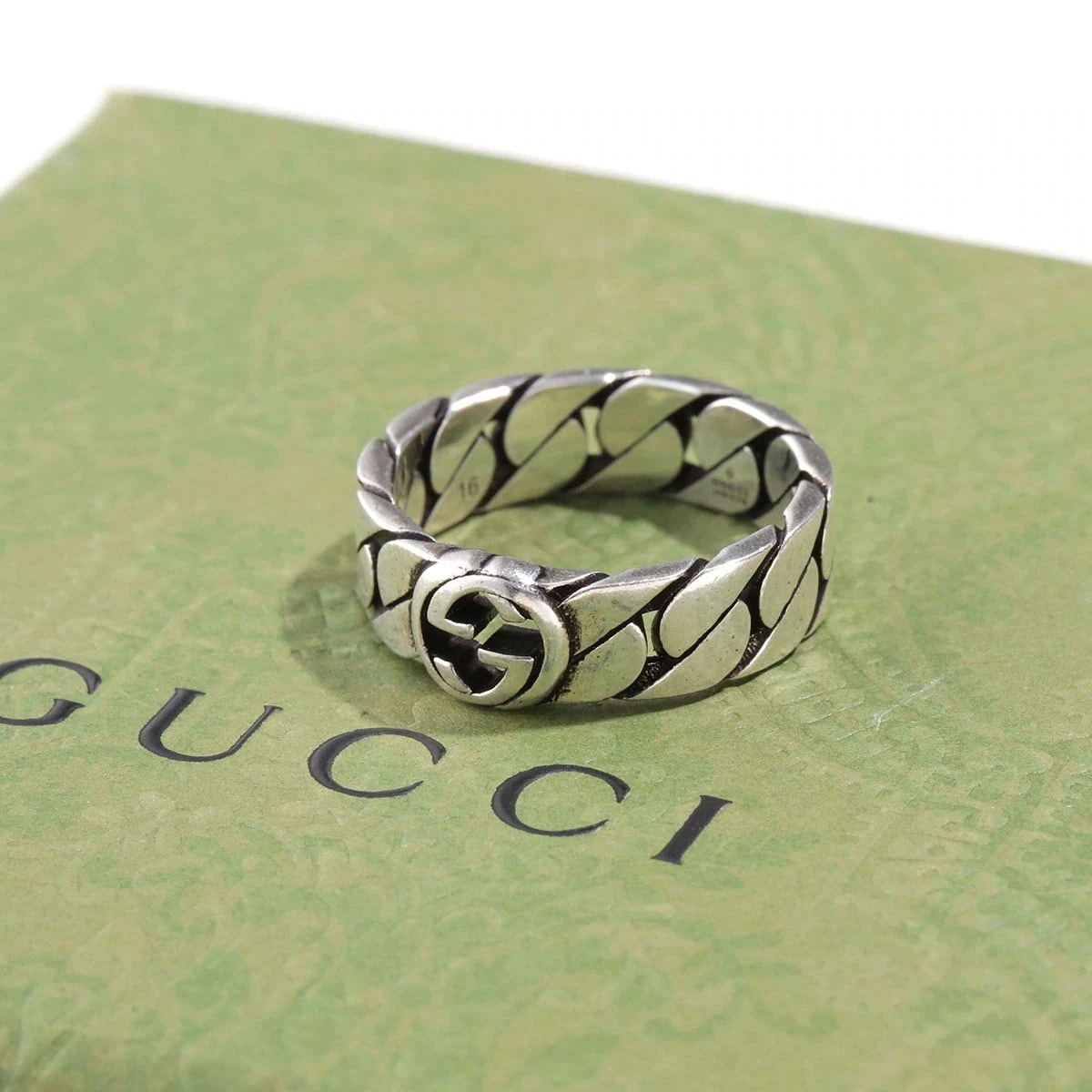 GUCCI グッチ リング 661513 J8400 レディース インターロッキングG 指輪 アクセサリー スターリングシルバー 0728