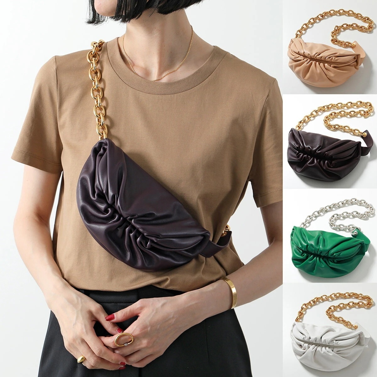 BOTTEGA VENETA ボッテガヴェネタ ボディバッグ THE CHAIN POUCH ザ・チェーンポーチ 651445 VCP41 レディース 鞄 カラー5色 651445VCP418648