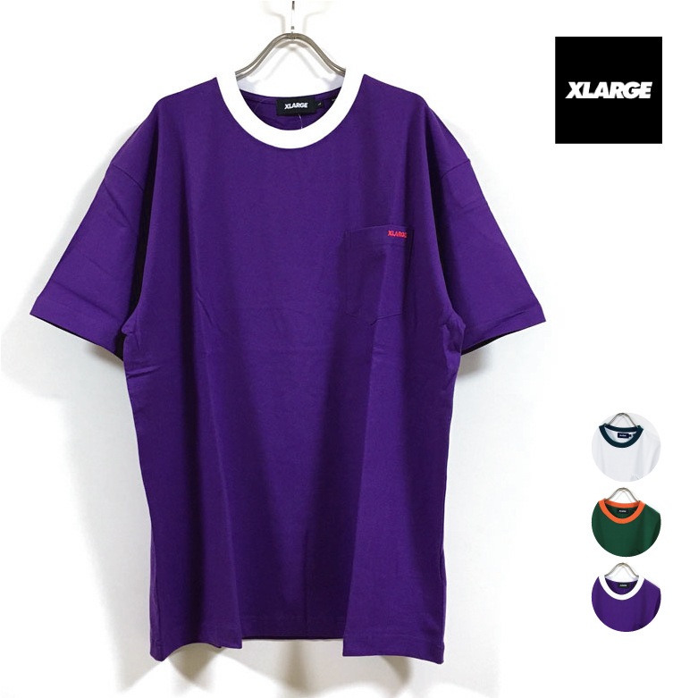 XLARGE エクストララージ RINGER POCKET 半袖 Tシャツ メンズ 送料無料