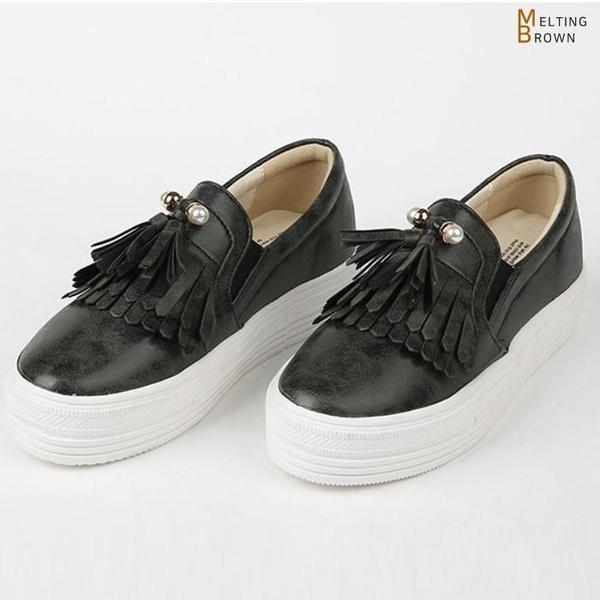 女性スニーカー スリッポン レディース カジュアルシューズ TO01