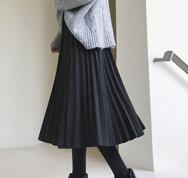 スカート プリーツ かわいい 可愛い シンプル カジュアル 上品 おしゃれ 可愛い 女子 こなれ感 ラフ ラブリー キュート ガーリー ルーズ クール 存在感 抜け感 格子柄 春 秋 冬 5,963円