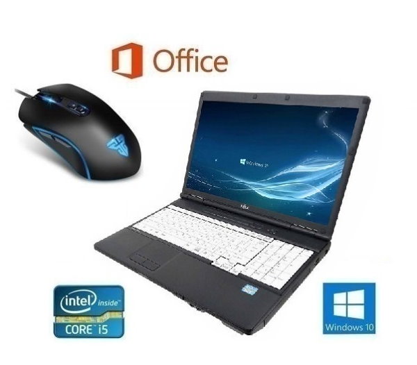 富士通 A561/C メモリー8GB Windows10 PC サクサク パソコン 大画面15