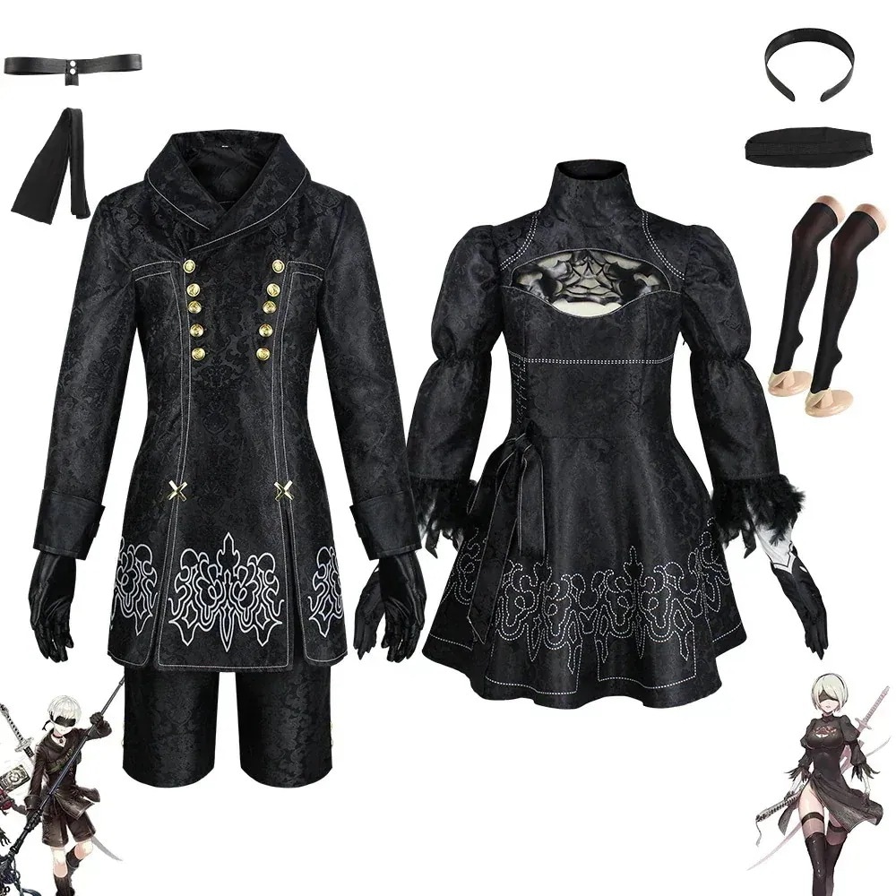 【超人気商品】仮装 変装 コスプレ 仮装 変装 コスプレ ワンピース コスプレ 衣装 9s シスタードレス cos服 2B姉さん コスチューム ニーアオートマタ