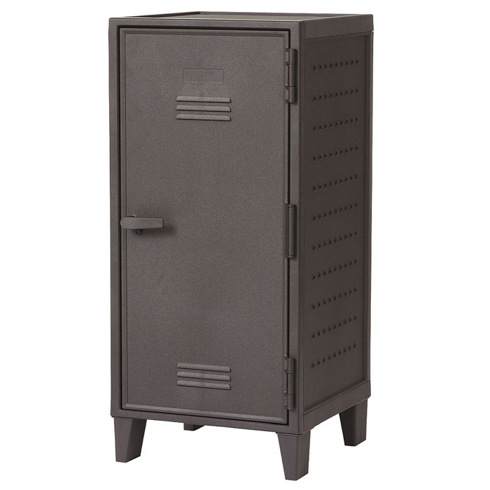 天馬 FPEGC-DG フィッツ　ペグキャビネット　ロッカー型収納ボックス（ダークグレー） FPEGCDG