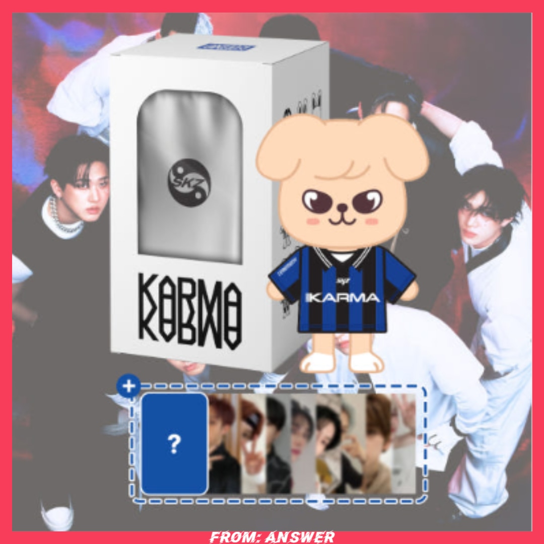 [8種ランダム発送] Stray Kids 正規4集『KARMA』限定盤 SKZOO + 特典フォトカード