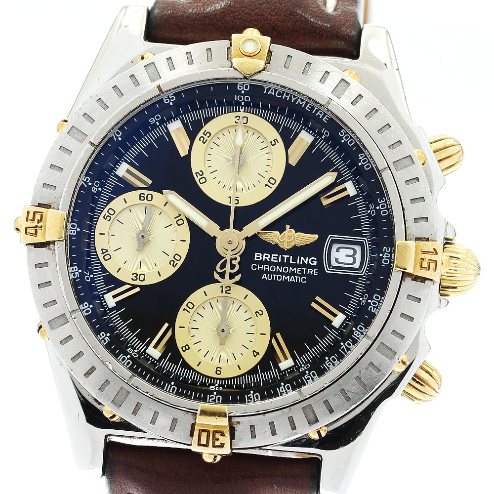 ブライトリング BREITLING B13352 クロノマット ビコロ デイト 自動巻き メンズ _887889【中古】