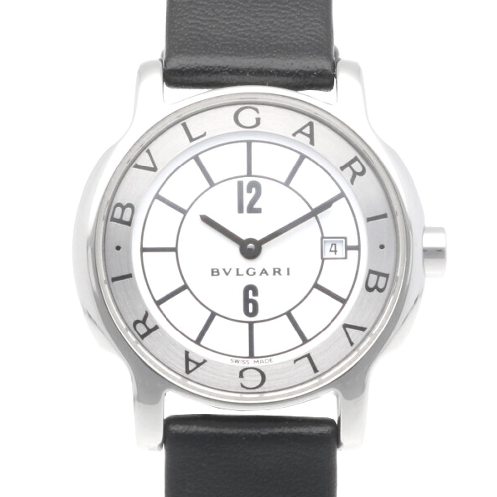 ブルガリ ソロテンポ 腕時計 ステンレススチール ST29S クオーツ 1年保証 BVLGARI 中古