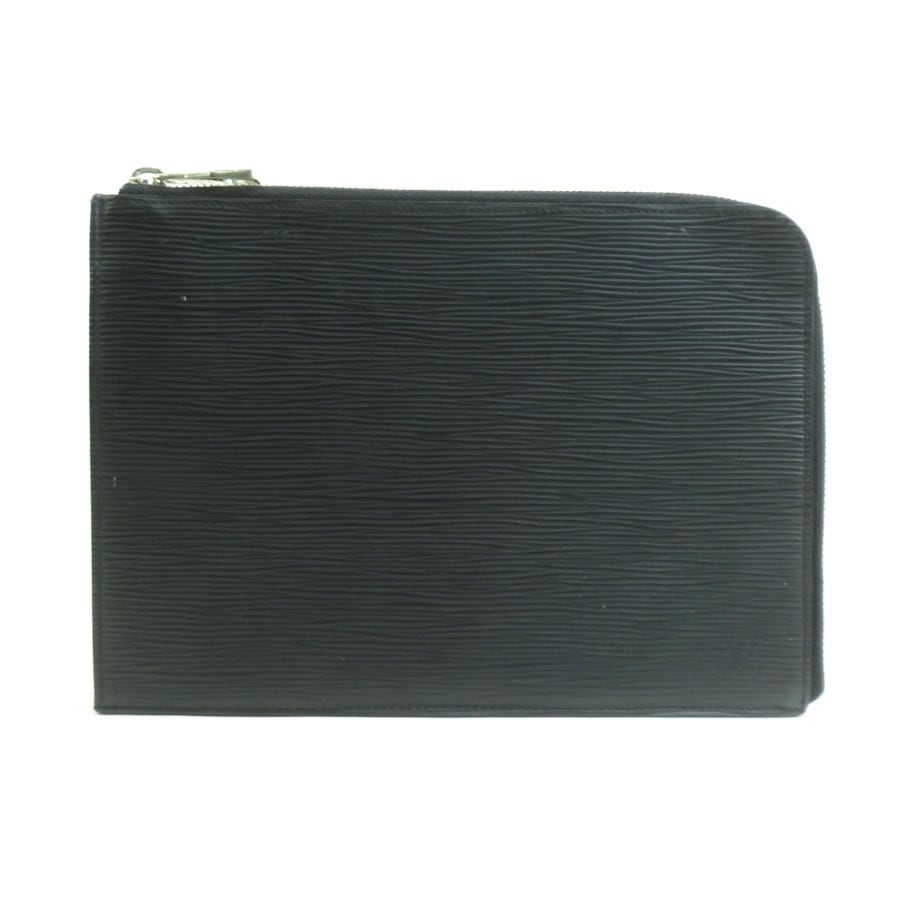 ルイ ヴィトン LOUIS VUITTON クラッチバッグ エピ エピレザー ブラック シルバー メンズ e61361g