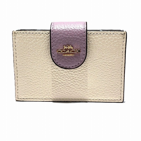 コーチ アコーディオンカードケース ブランド小物 名刺入れ 【中古】