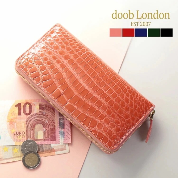 [doobLondon]クロコダイルレザー長財布シャイニング