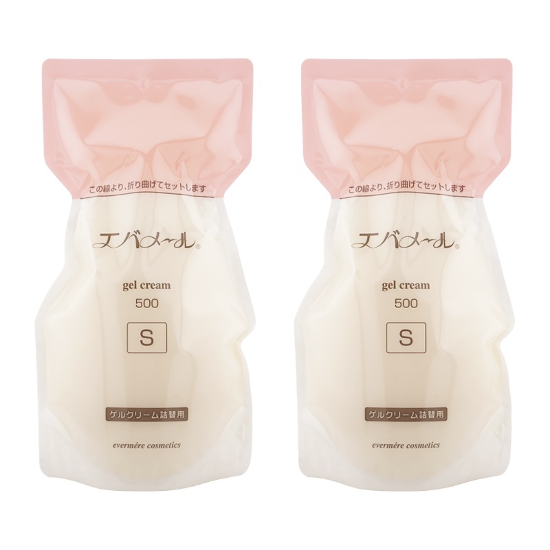 [2個セット]ゲルクリーム 詰替 500g レフィル 詰め替え用 スキンケア オールインワン化粧品 保湿 乾燥 ボディクリーム [ギフトラッピング対応]