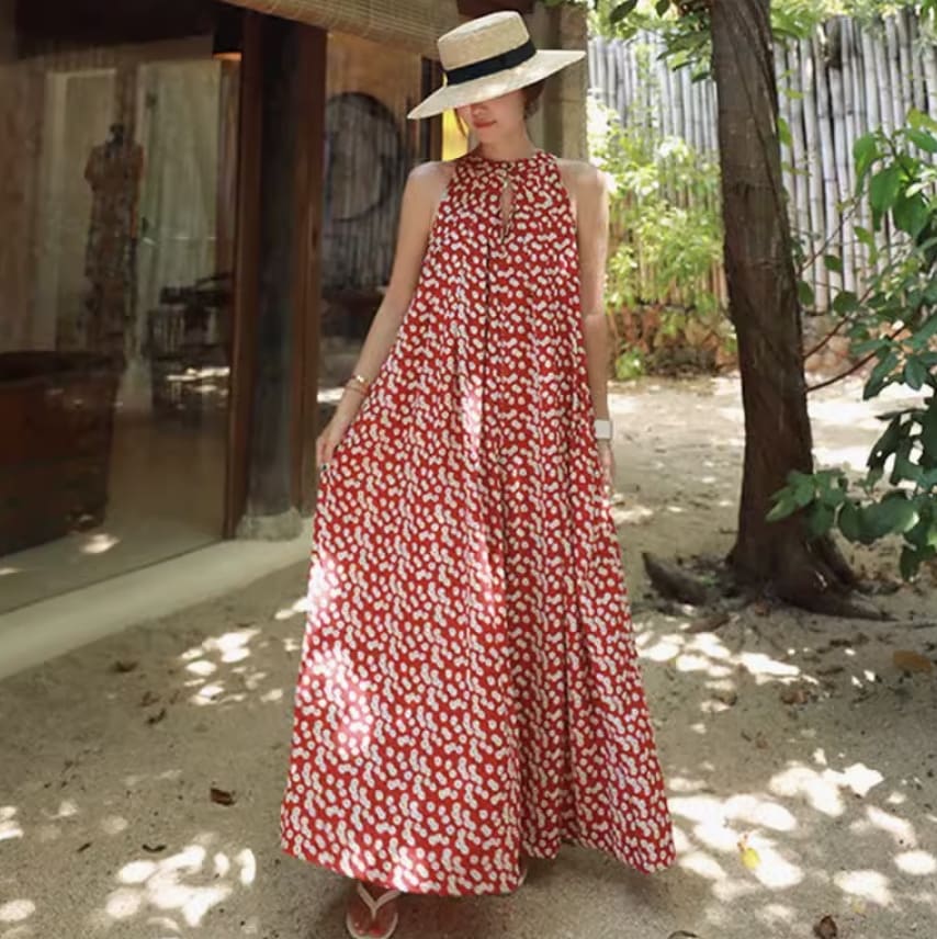 ワンピース フレアワンピース ロング丈 ノースリーブ レース かわいい 大人可愛い きれいめ シンプル カジュアル 大人 上品 おしゃれ お洒落 大人女子 こなれ感 個性的 主役級 存在感 美容師