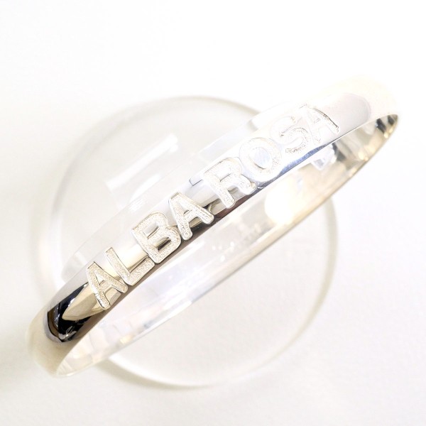 アルバローザ シルバー バングル 総重量約23.3g 約19.5cm ジュエリー 中古