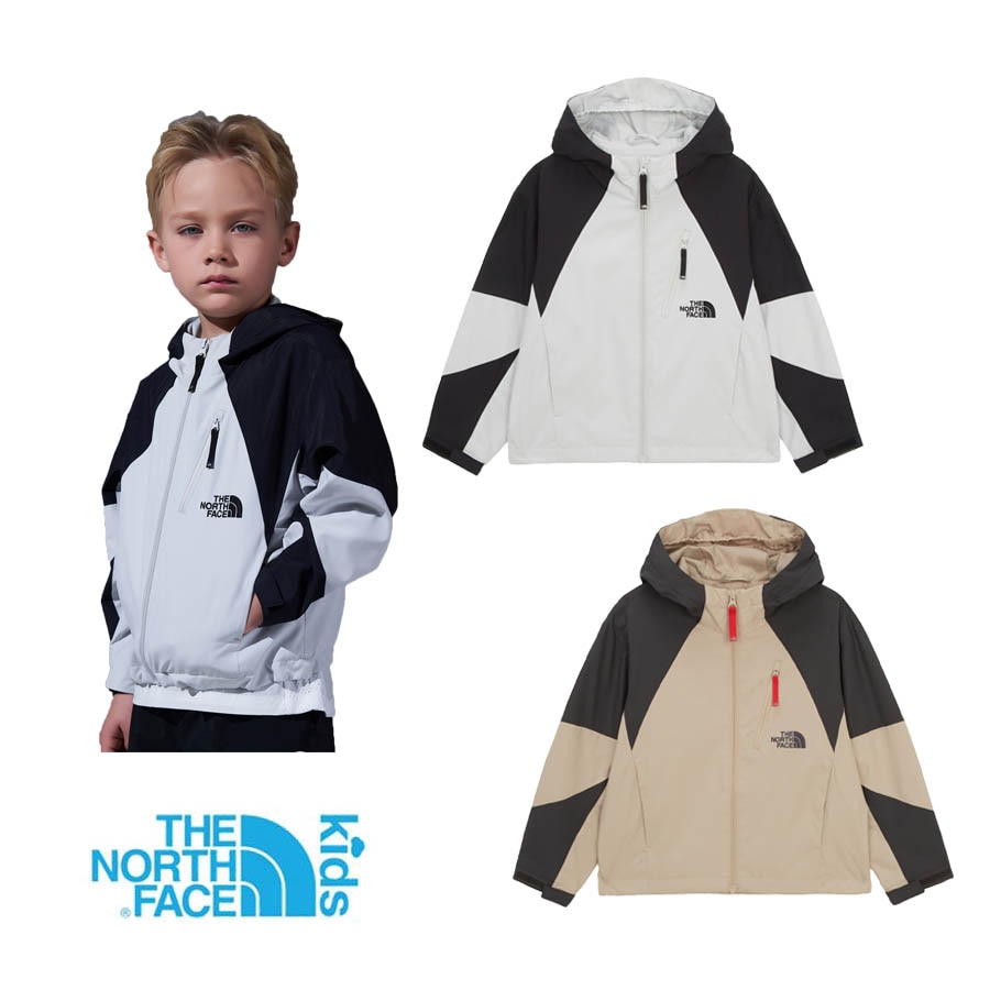 NJ3BR04 KS SLOPE JACEKT キッズ ジャケット マウンテンパーカー ウィンドブレーカー ウーヴンジャケット パーカー 防寒 男の子 女の子 男女兼用 フード付き ファスナー 春