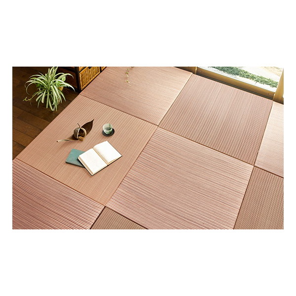 159050232 カラーの選べる 軽量 置き畳 綾川 同色12枚セット 82822.5cm グリーン メーカー直送 25,050円