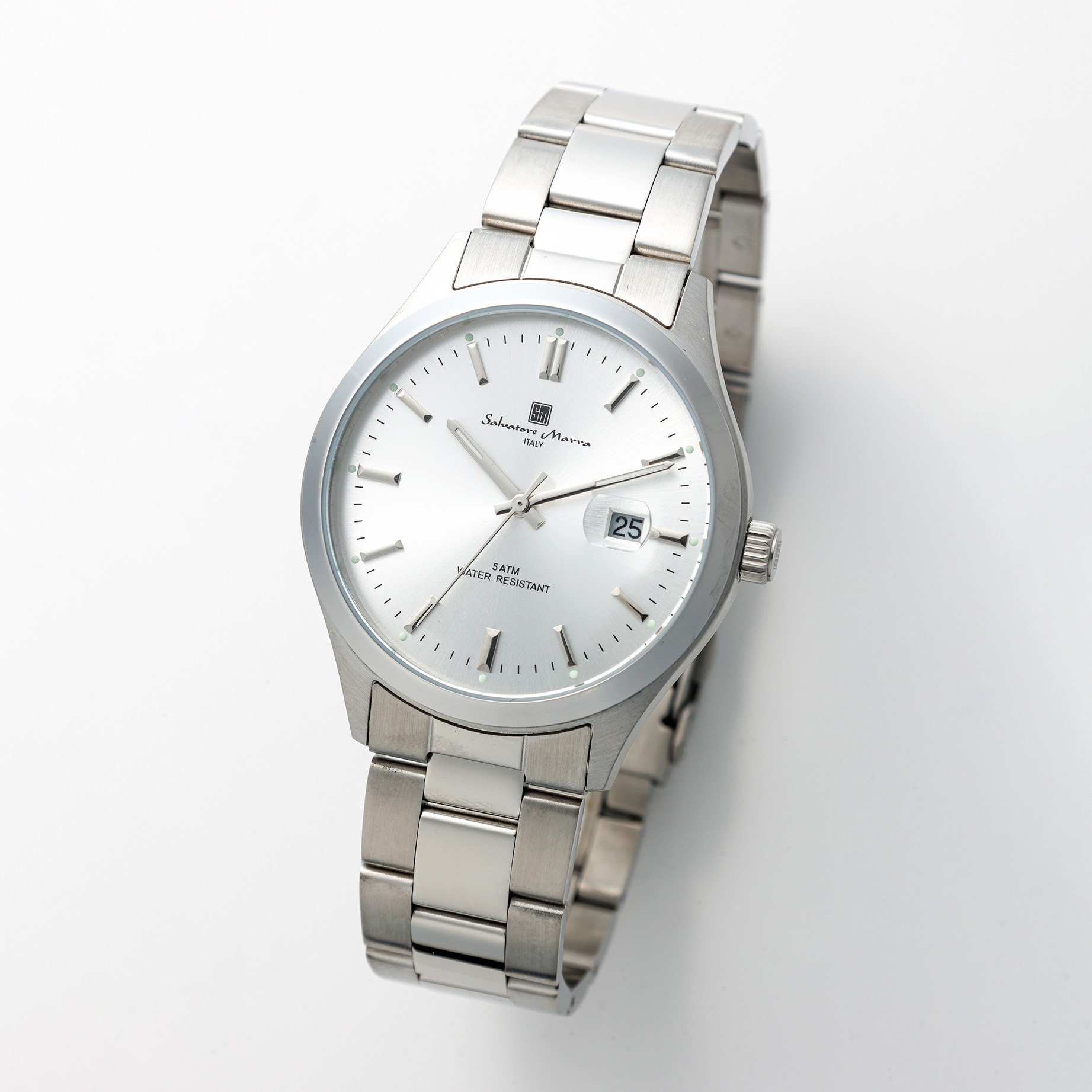 Salvatore Marra サルバトーレマーラ腕時計 日付表示　SM24107-SSSV