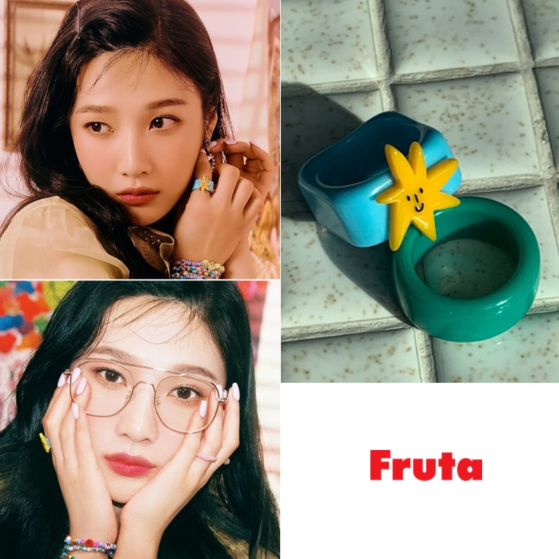 baby star double ring set_レッド ベルベット ジョイ着用