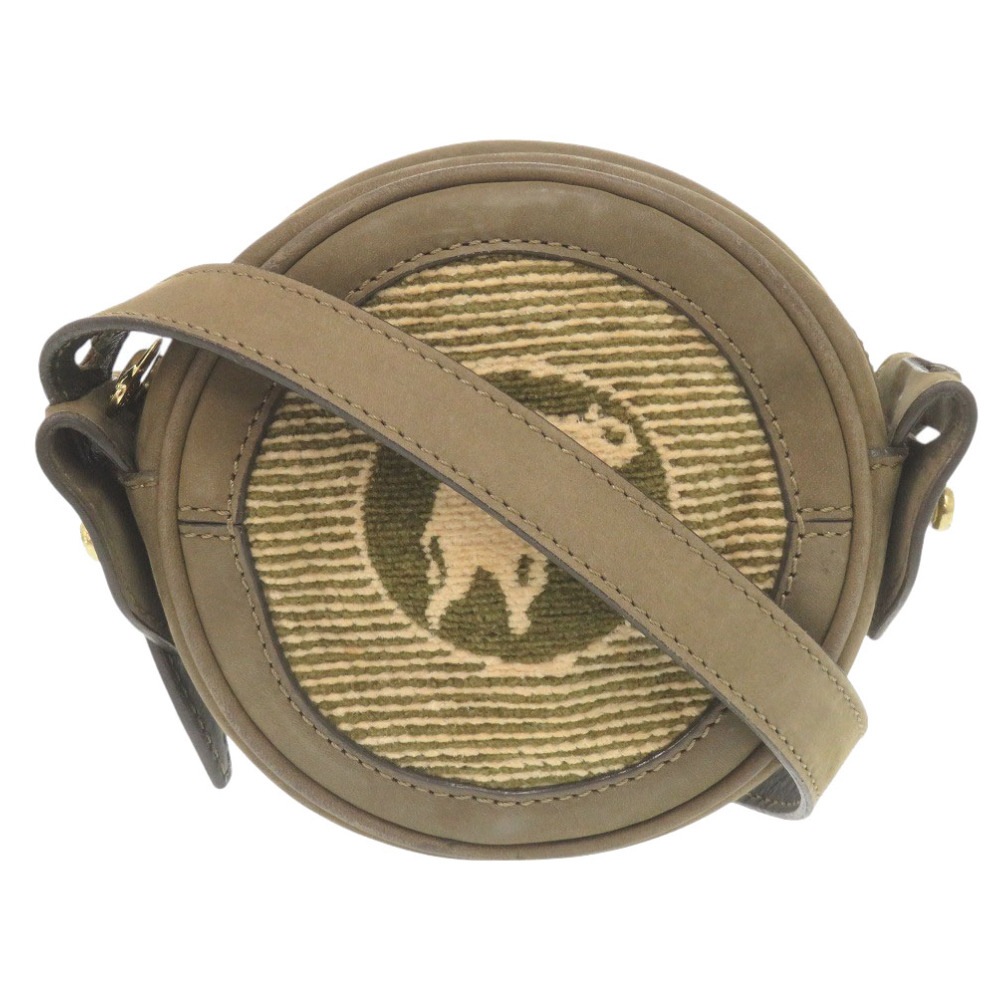 美品 ショルダーバッグ キャンバス/スウェード/キャンバス カーキ 1982【中古】 メンズ