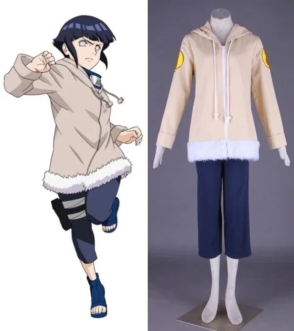 コスプレ衣装 ナルト 日向ヒナタ 少年 コスチューム期間限定30％パーティーイベント用品コスプレ変装仮装