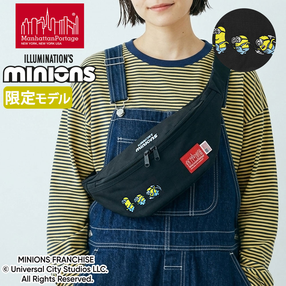 日本正規品 ウエストバッグ メンズ レディース ボディバッグ ミニオンズ コラボ 限定モデル 小さめ 限定 キャラクター CORDURA MINIONS MP1100MNOS
