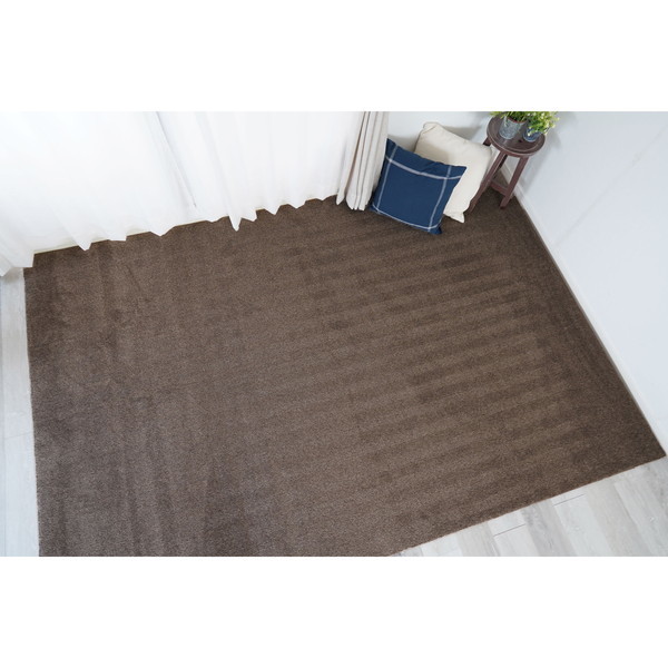 スミノエ 13137875 ピースカーペット サウンドヘイズ 江戸間8帖 ブラウン メーカー直送