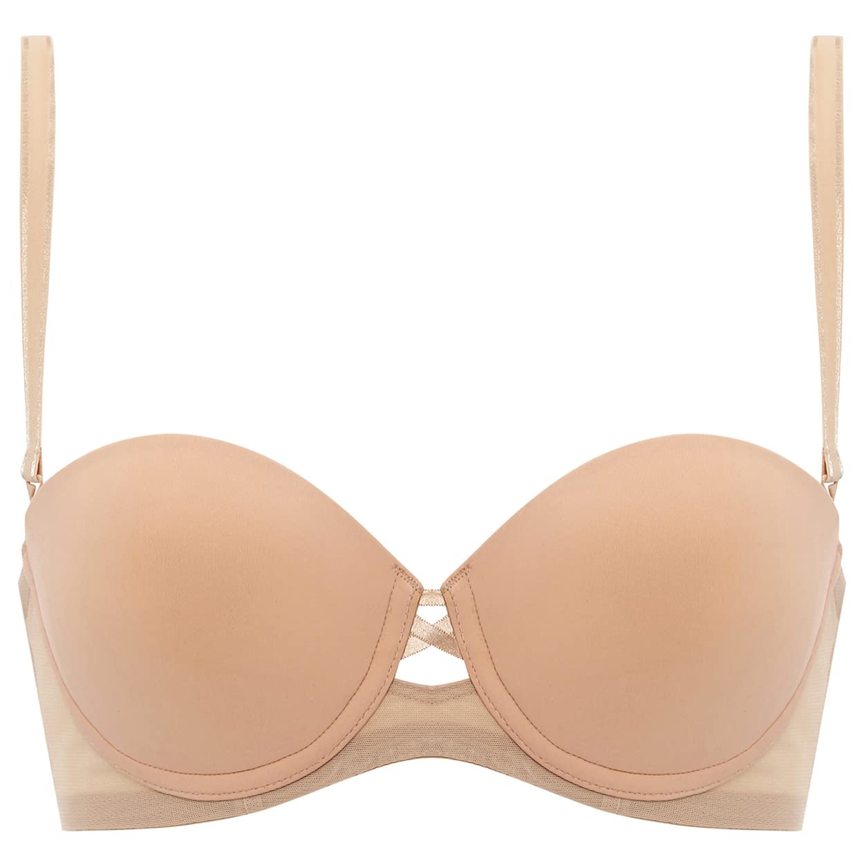 [トリンプ] Tシャツブラ022 ブラジャー(ストラップ取り外し可) 1195(ベージュ) D75サイズ