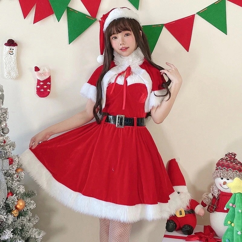 クリスマス ステージ用 25大人気急速出荷無料シニア用赤色セクシーブラレストワンピース