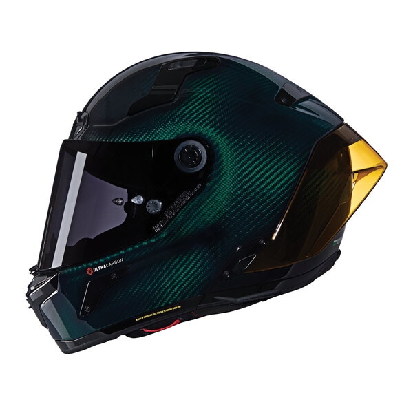 NOLAN D49845 ノーラン バイク用 ヘルメット フルフェイス Xシリーズ X-804RS ウルトラカーボン LIQUIDO(GREEN/327) Lサイズ(59-60cm) 49845