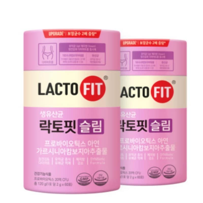 【正規品】【1＋1/2箱セット】 ラクトフィット スリム(60包+60包)／ダイエット乳酸菌 体脂肪管理 腸の健康 サポート プロバイオティクス 生乳酸菌 コラーゲン 美容 美肌 毛穴