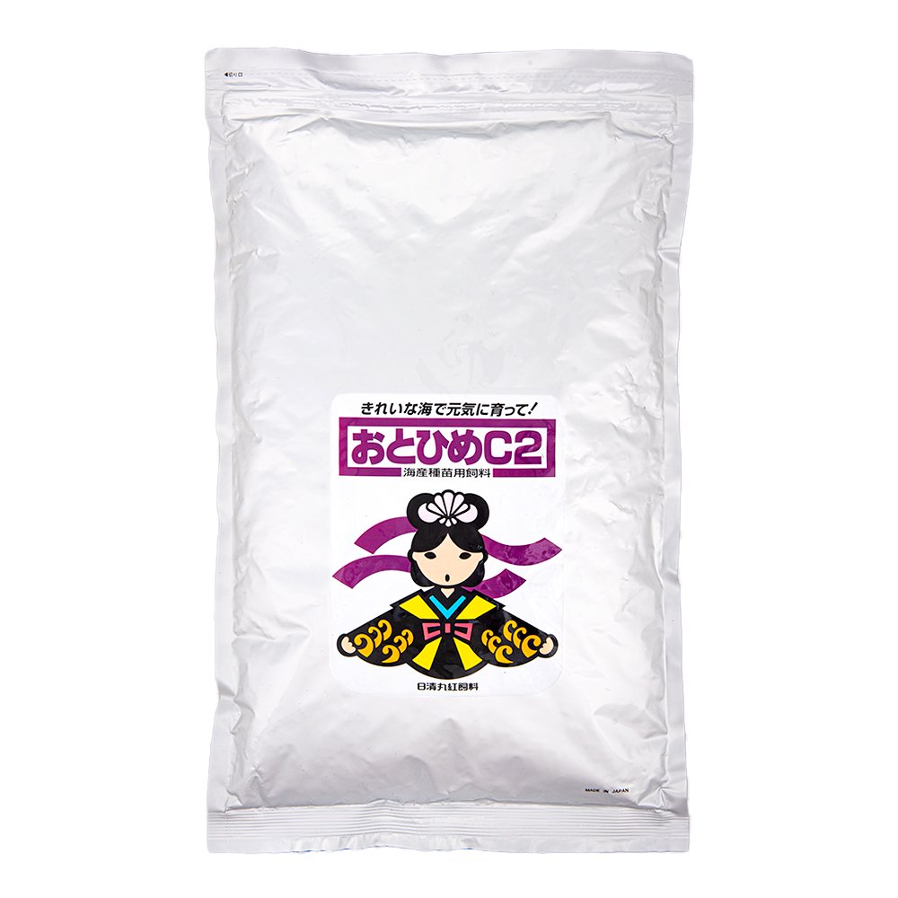 おとひめ　日清丸紅飼料　Ｃ－２　２ｋｇ　粒サイズ０．９ー１．４ｍｍ　淡水海水両用　メダカ　熱帯魚　稚魚　餌　ＣＲＣ10―41―10―20―00
