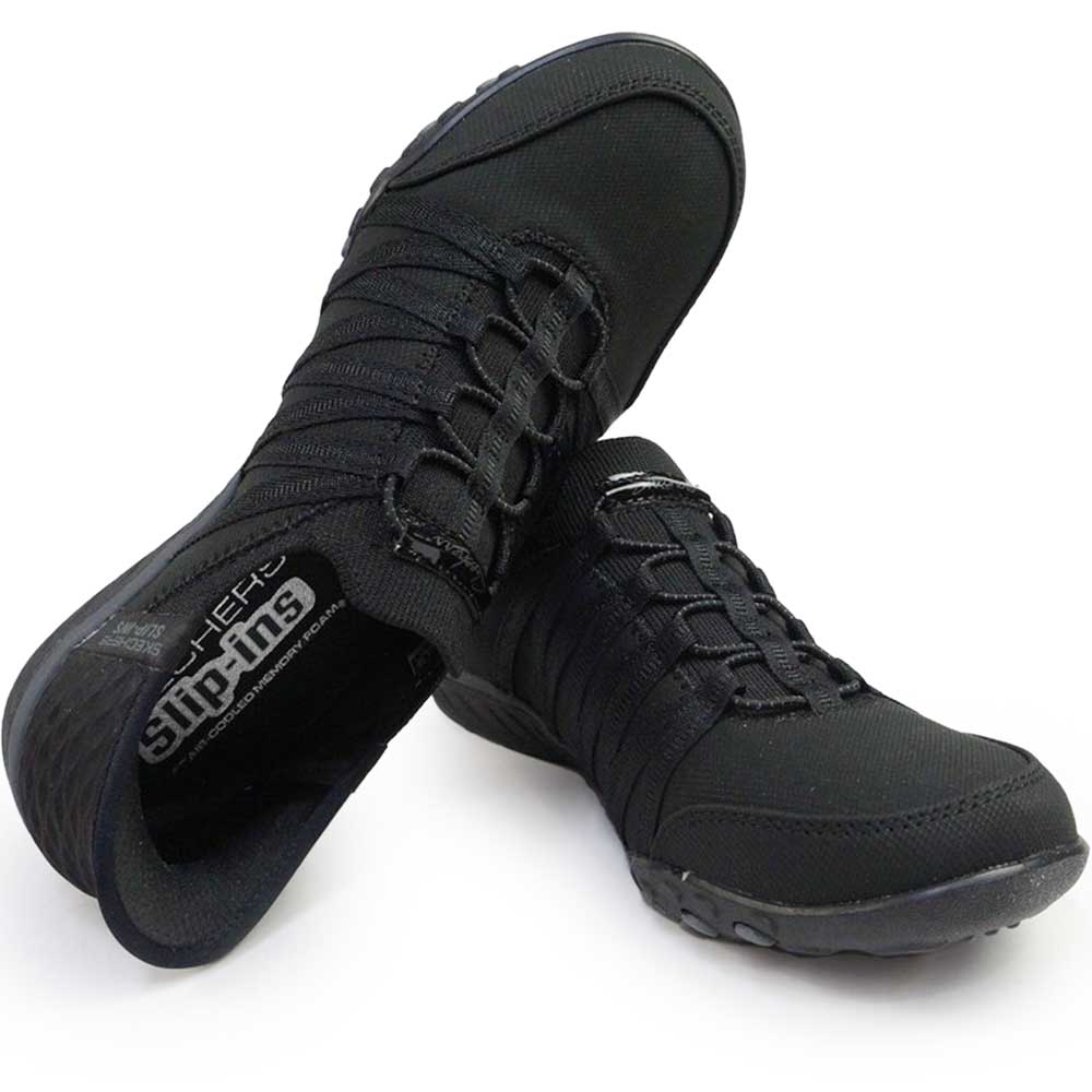 レディース スリップインズ スニーカー 100593 ブリーズイージー ロールウィズミー 手を使わずに履ける