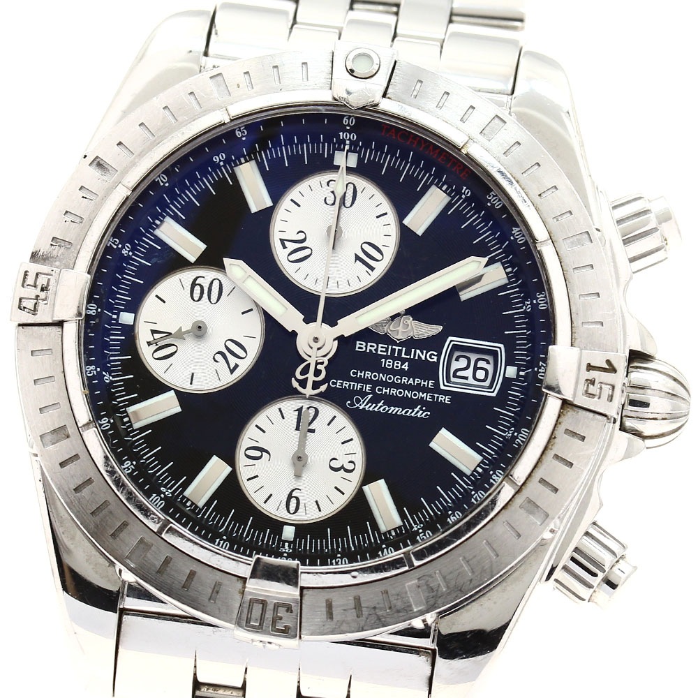 ブライトリング BREITLING A13356 クロノマット エボリューション クロノグラフ デイト 自動巻き メンズ _888579【中古】