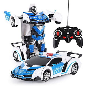 ロボットおもちゃ 変形玩具車 RCカー 2合1 ラジコン 遠隔操作 変形することができる 子供の好き