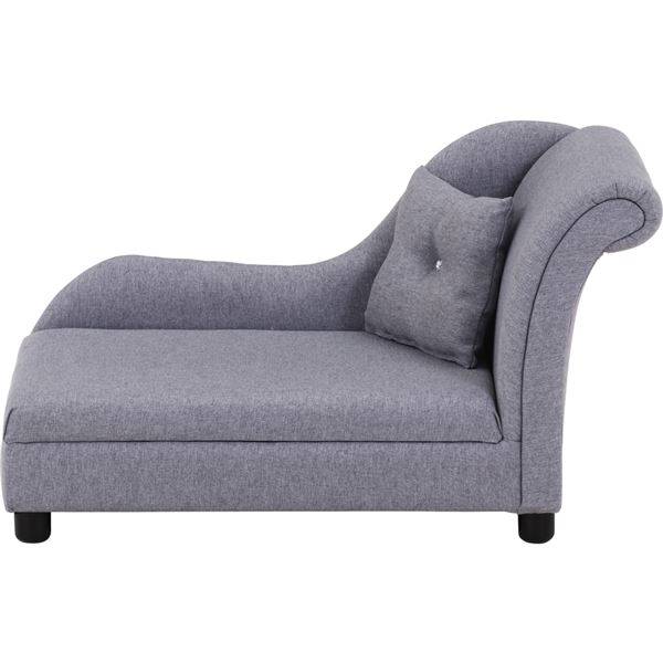 ペットカウチソファ（クッション付き） GY グレー 15,356円